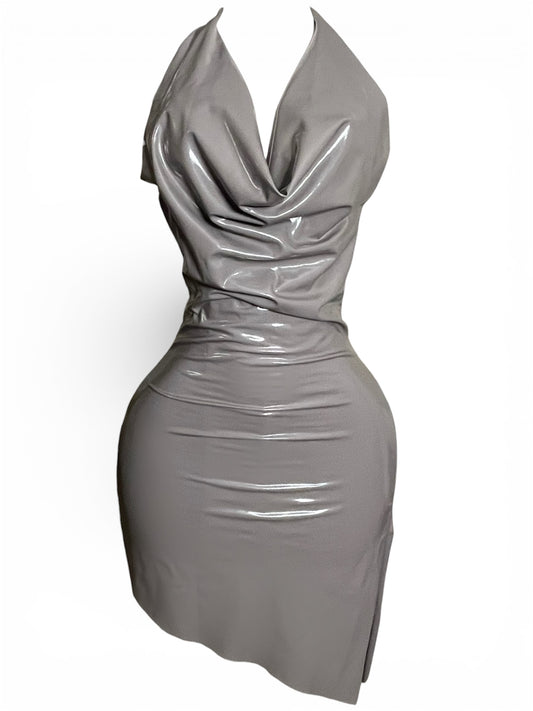 Liquid Cowl Dress